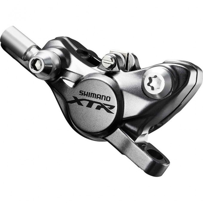 Калипер гидравлический SHIMANO M9000, POST MOUNT, ПЛАСТ. КОЛОДК. G02A, БЕЗ АДАПТ. IBRM9000FPRX Калипер гидравлический SHIMANO M9000, POST MOUNT, ПЛАСТ. КОЛОДК. G02A, БЕЗ АДАПТ. IBRM9000FPRX