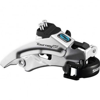 Переключатель передний SHIMANO TOURNEY, TX800, универсальная тяга, нижний хомут, угол :66-69