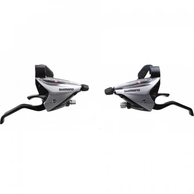 Шифтер/Тормозная ручка SHIMANO ACERA, EF65, левый/правый, 3X7 скоростей, трос+оплетка, серебристый ESTEF65P7A3S Шифтер/Тормозная ручка SHIMANO ACERA, EF65, левый/правый, 3X7 скоростей, трос+оплетка, серебристый ESTEF65P7A3S
