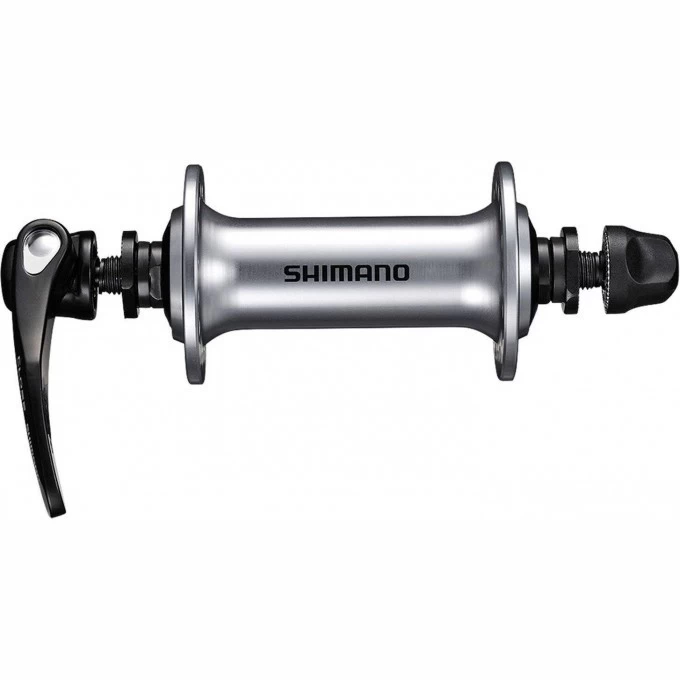 Втулка передняя SHIMANO SORA RS300, 36 отверстий, эксцентрик QR 129 мм, серебро EHBRS300ABS Втулка передняя SHIMANO SORA RS300, 36 отверстий, эксцентрик QR 129 мм, серебро EHBRS300ABS