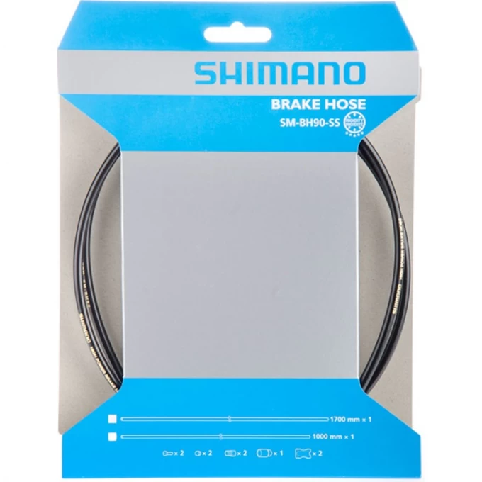 Гидролиния SHIMANO BH90-SS, 1700 мм, обрезной, цвет черный ESMBH90SSL170 Гидролиния SHIMANO BH90-SS, 1700 мм, обрезной, цвет черный ESMBH90SSL170