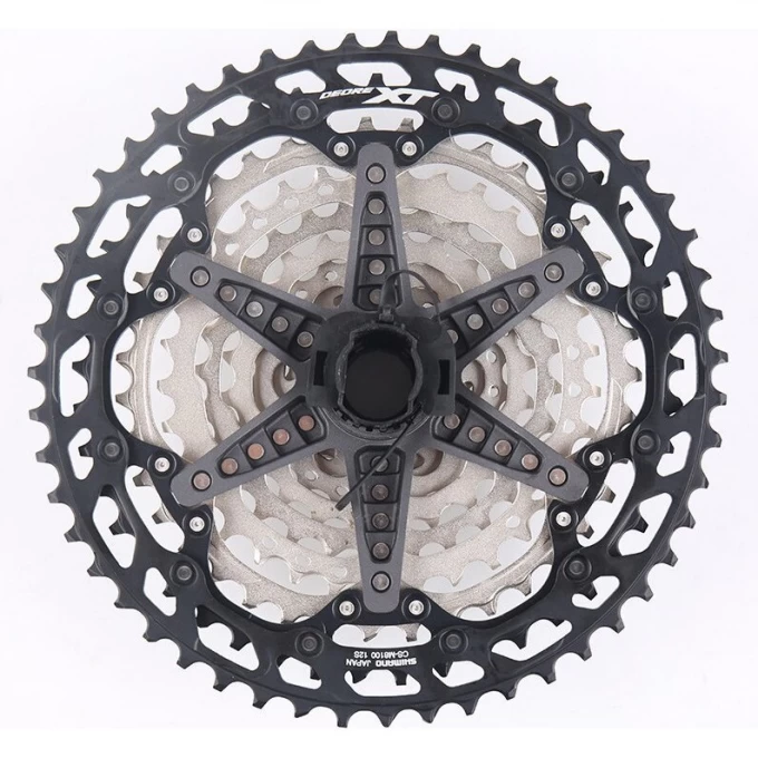 Кассета SHIMANO DEORE XT CS-M8100, 12 скоростей, HYPERGLIDE+, 10-51Т ICSM8100051 Кассета SHIMANO DEORE XT CS-M8100, 12 скоростей, HYPERGLIDE+, 10-51Т ICSM8100051