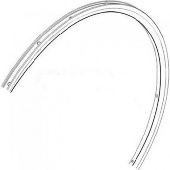 Обод SHIMANO для WH-R501/R501A, 24 отверстия, задний, черный
