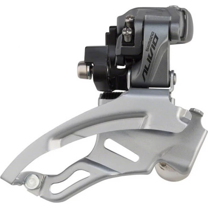 Переключатель передний SHIMANO ALIVIO, M4000, универсальная тяга, верхний хомут, для 9 скоростей угол :66-69, для 40T EFDM4000DSX6 Переключатель передний SHIMANO ALIVIO, M4000, универсальная тяга, верхний хомут, для 9 скоростей угол :66-69, для 40T EFDM4000DSX6