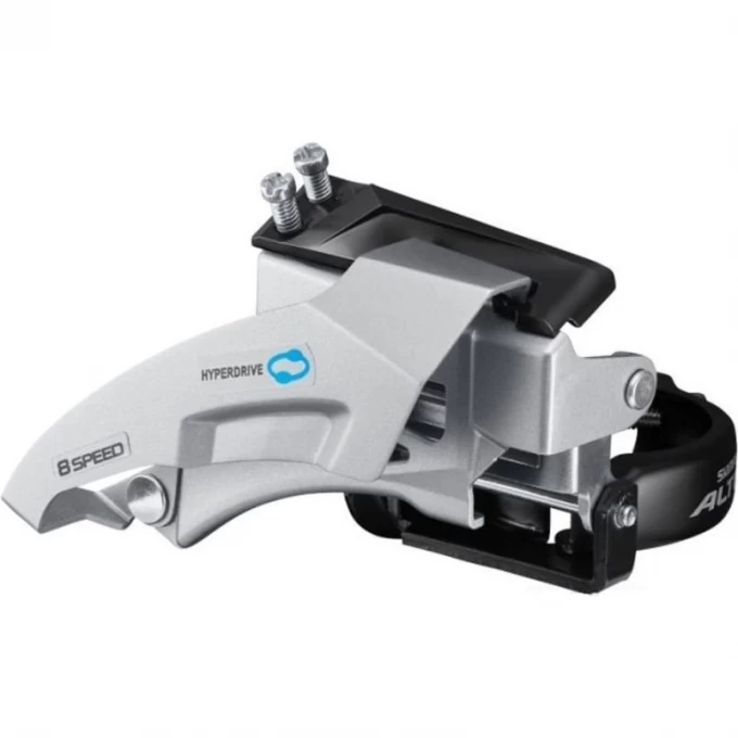 Переключатель передний SHIMANO ALTUS, M315, универсальная тяга, 2x7/8 скоростей уг.:64-69, для 36T, CL:48,8/51,8мм EFDM315TSX4 Переключатель передний SHIMANO ALTUS, M315, универсальная тяга, 2x7/8 скоростей уг.:64-69, для 36T, CL:48,8/51,8мм EFDM315TSX4