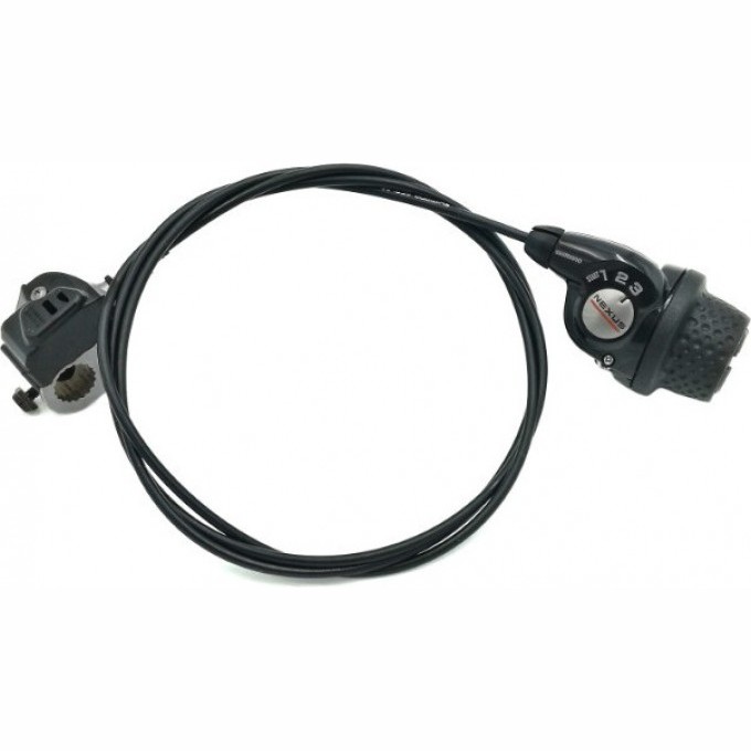 Шифтер для велосипеда SHIMANO NEXUS 3S35E, 3 скорости, c bell crank 3, оплетка, трос 1700мм, без упаковки ASL3S35E170LS Шифтер для велосипеда SHIMANO NEXUS 3S35E, 3 скорости, c bell crank 3, оплетка, трос 1700мм, без упаковки ASL3S35E170LS