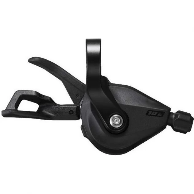 Шифтер SHIMANO DEORE, M4100-R, правый, 10 скоростей, на хомут, без индикатора, трос 2050 мм с SP41 1880мм ISLM4100RAP1 Шифтер SHIMANO DEORE, M4100-R, правый, 10 скоростей, на хомут, без индикатора, трос 2050 мм с SP41 1880мм ISLM4100RAP1