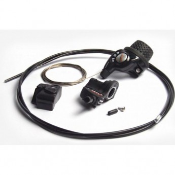 Шифтер SHIMANO NEXUS, 3S35E, 3ск, с bell crank 3, оплетк, 2170мм черн