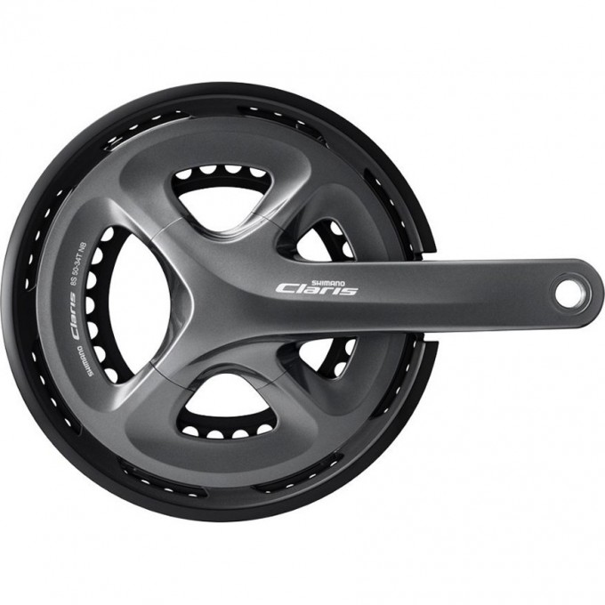 Система SHIMANO CLARIS, R2000, 175мм, интегрированный вал, 8 скоростей с защитой 50/34T EFCR2000EX04C Система SHIMANO CLARIS, R2000, 175мм, интегрированный вал, 8 скоростей с защитой 50/34T EFCR2000EX04C