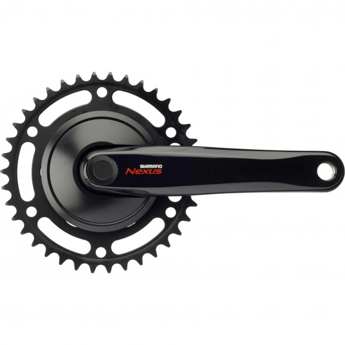 Система SHIMANO NEXUS, C6000, 170 мм, 38T, черный, без упаковки AFCC6000C8L Система SHIMANO NEXUS, C6000, 170 мм, 38T, черный, без упаковки AFCC6000C8L