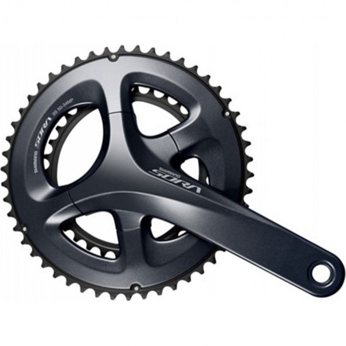 Система SHIMANO SORA, R3000, 170 мм, 50/34 без каретки EFCR3000CX04X Система SHIMANO SORA, R3000, 170 мм, 50/34 без каретки EFCR3000CX04X