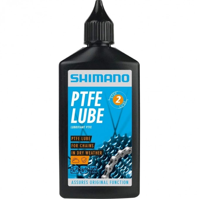 Смазка SHIMANO PTFE LUBE, для цепи, для сухой погоды, флакон, 100 мл LBPT1B0100SA Смазка SHIMANO PTFE LUBE, для цепи, для сухой погоды, флакон, 100 мл LBPT1B0100SA