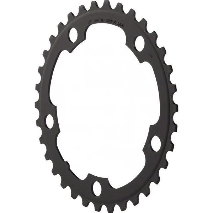 Звезда передняя SHIMANO FC-RS500, 46T-MJ, черная, для 46-36T Y1PR98020 Звезда передняя SHIMANO FC-RS500, 46T-MJ, черная, для 46-36T Y1PR98020